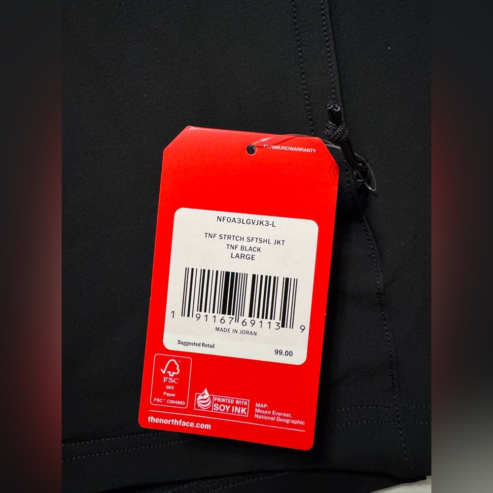 The North Face Stretch Soft Shell, Black - Picture 14 of 14
